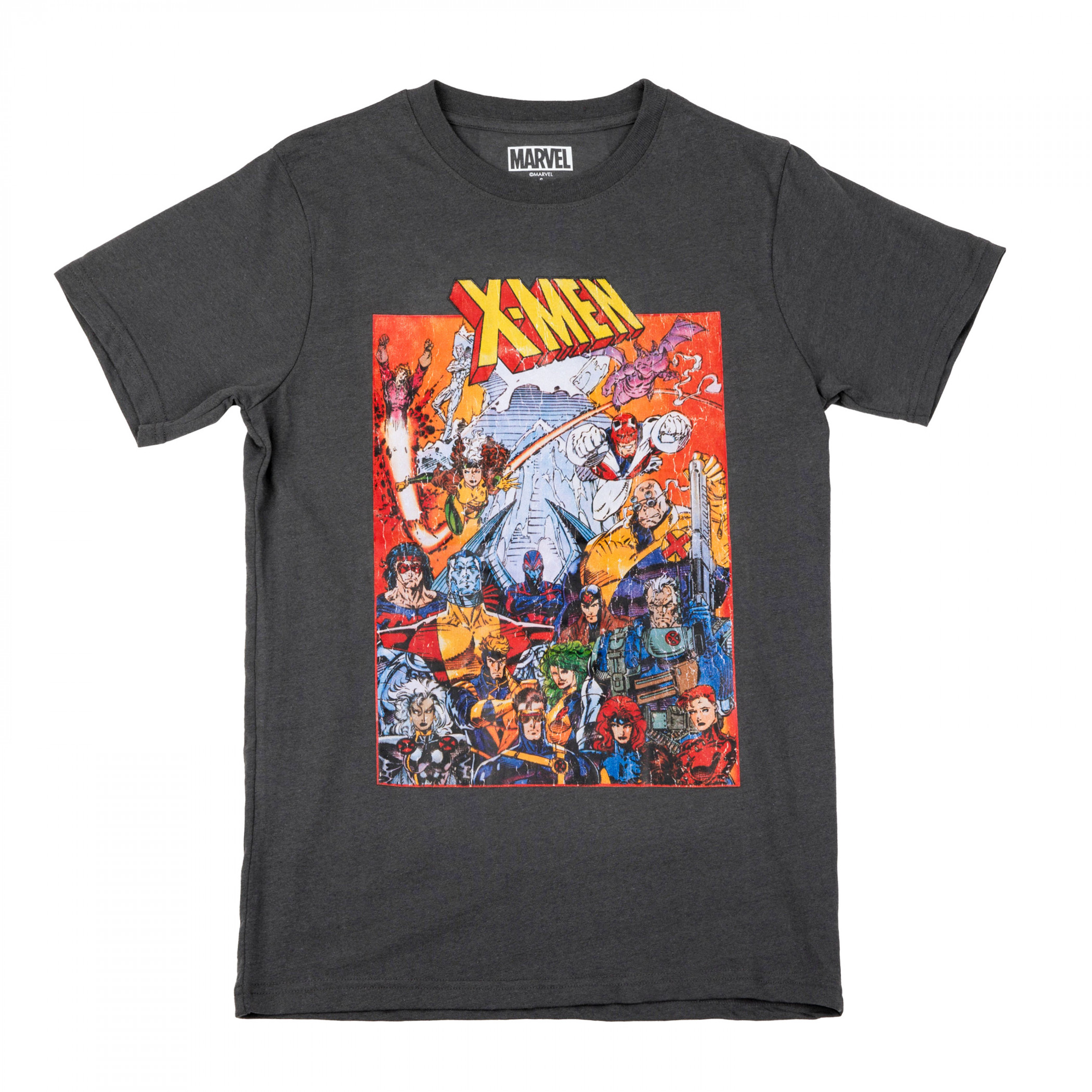 X-Men Group Shot Distressed Art T-Shirt